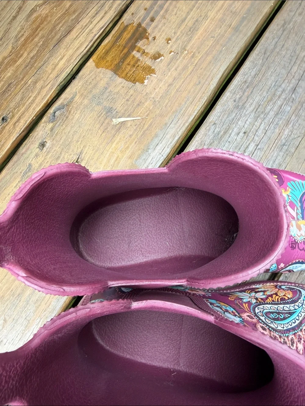 Vera Bradley Berry Paisley Chelsea Rain Boots